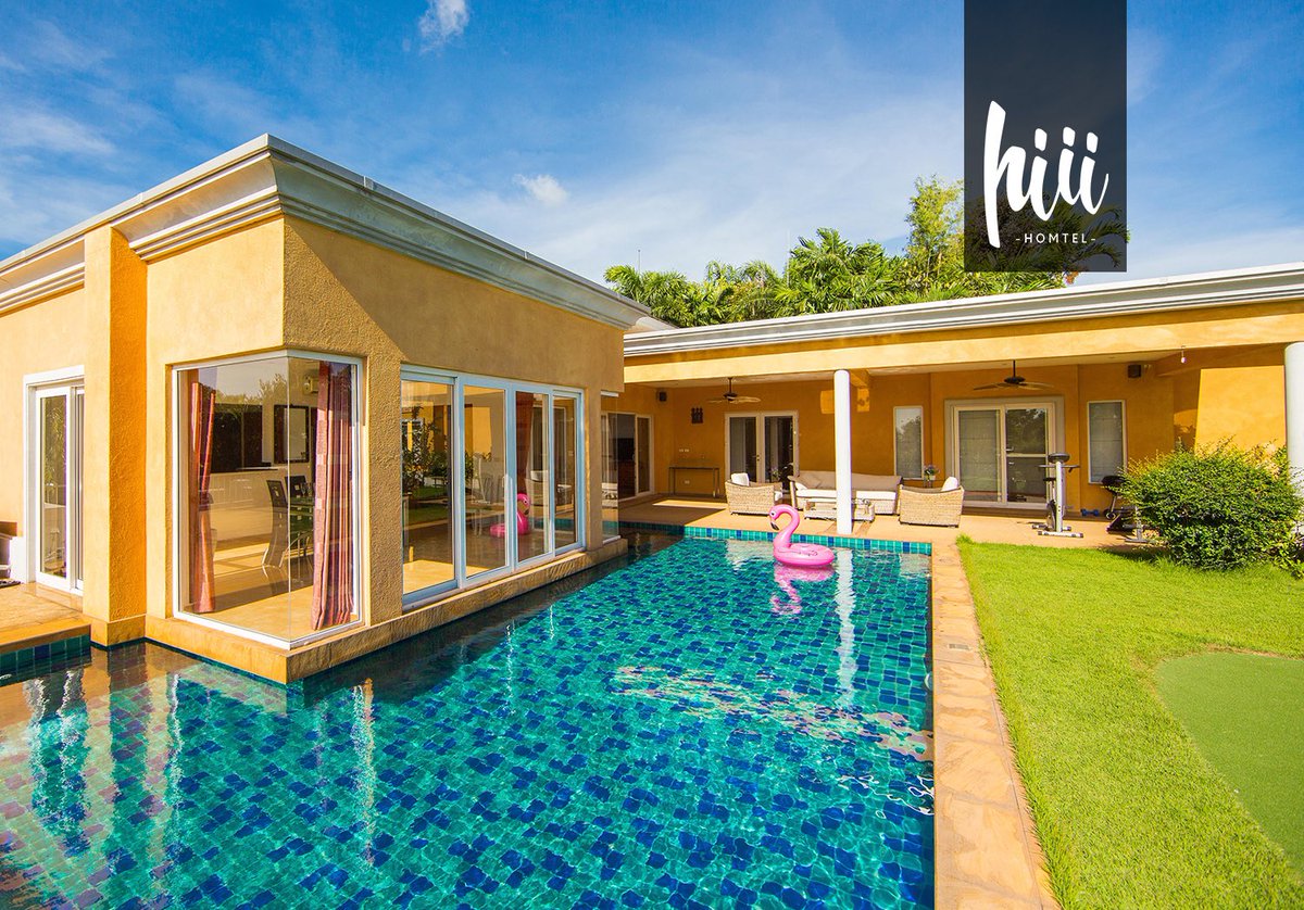 hiii_Homtel's tweet photo. hiii, this is me in Pattaya. Big room, golf course and swimming pool, now you can have them all! Go book a ticket and live your life! #Thai https://t.co/FQ1MulvMFL