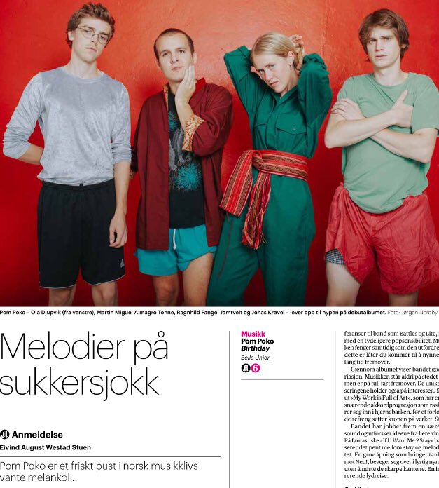 PLATA ER UTE!! Takk til Aftenposten for terningkast 6 ❤️❤️