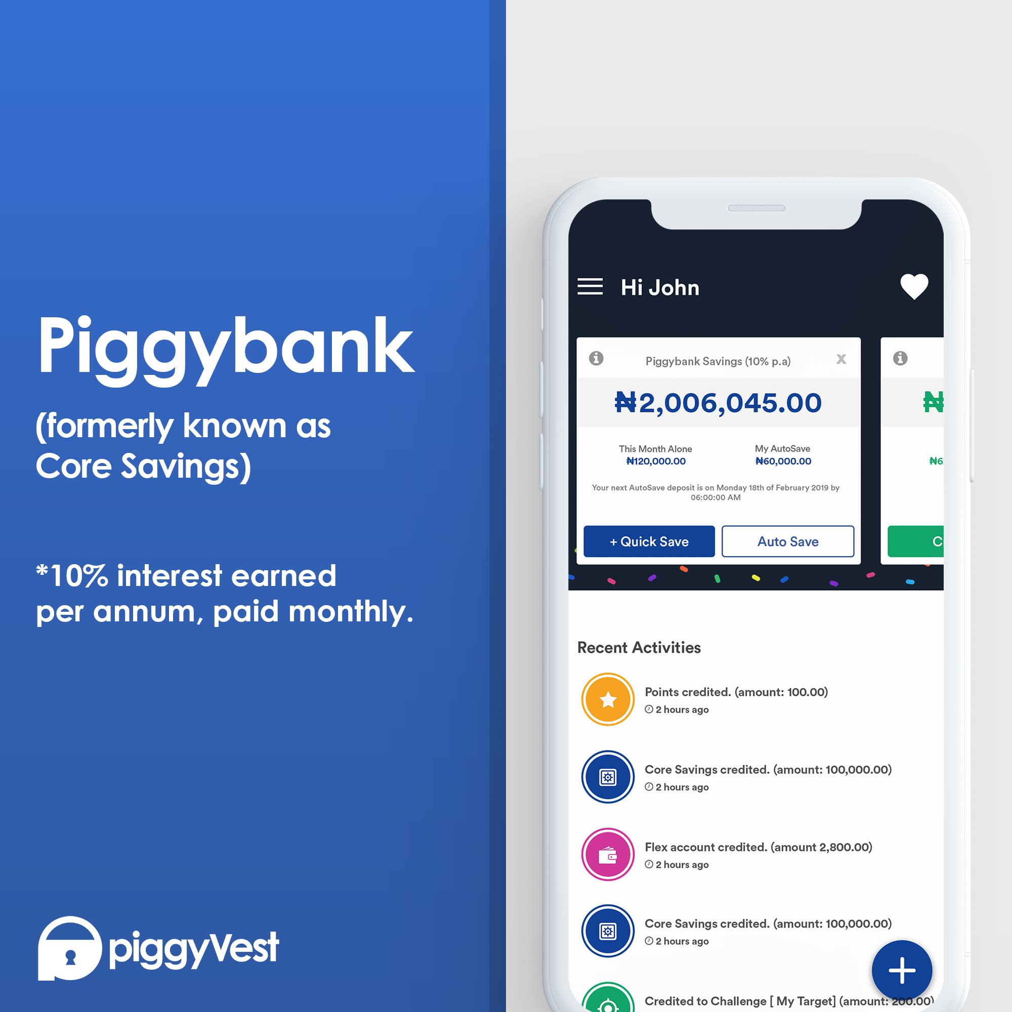 PiggyVest on Twitter: "We are still the same https://t.co/gQbh7PF0L4, just  better. To use the PiggyVest app, simply update your current app and use  the same login details. Remember your core savings? It