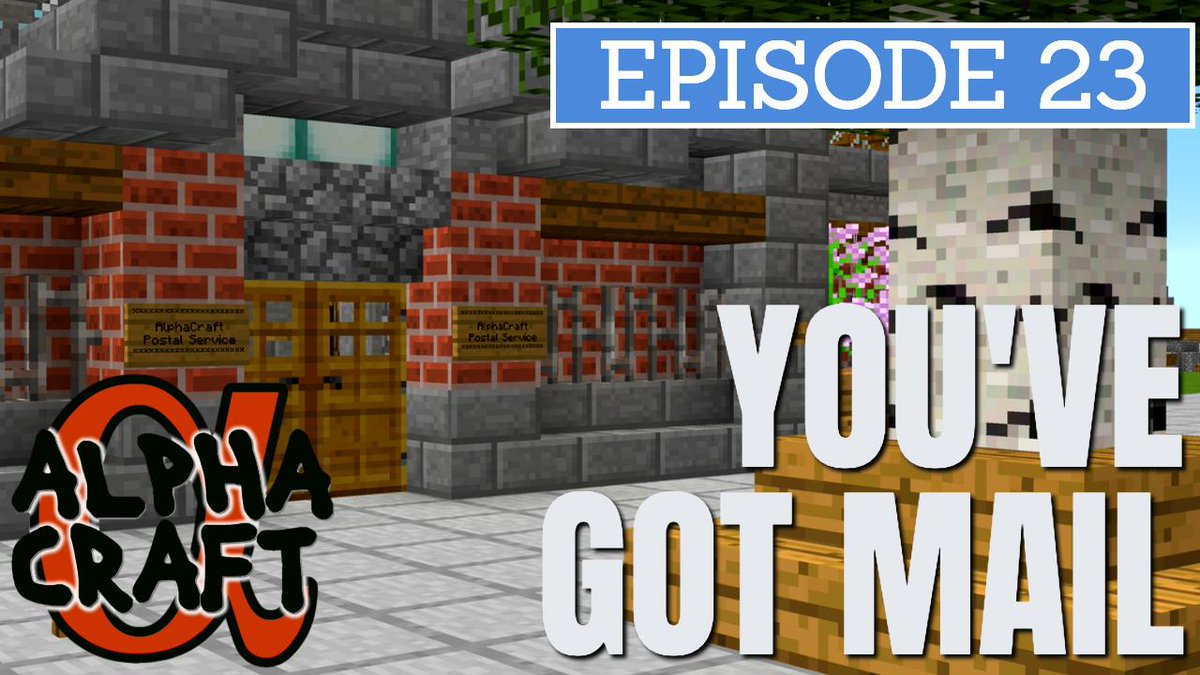 #AlphaCraft may be Awesome... but what if you wanted to send an Alpha a letter??
Not a problem any more!

#Minecraft: Improving communications How to Build a Simple Post Office

Click Here:
youtu.be/JNQTbUDfTyI

#YouTube #Gaming #SMP