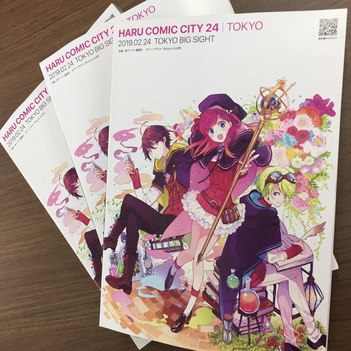 赤ブーブー通信社 Twitter પર 今週末開催 Haru Comic City 24 東京のパンフレットはこちら 本イベントは一般パンフレット Or 入場券購入制のイベントです 1500円 1300円