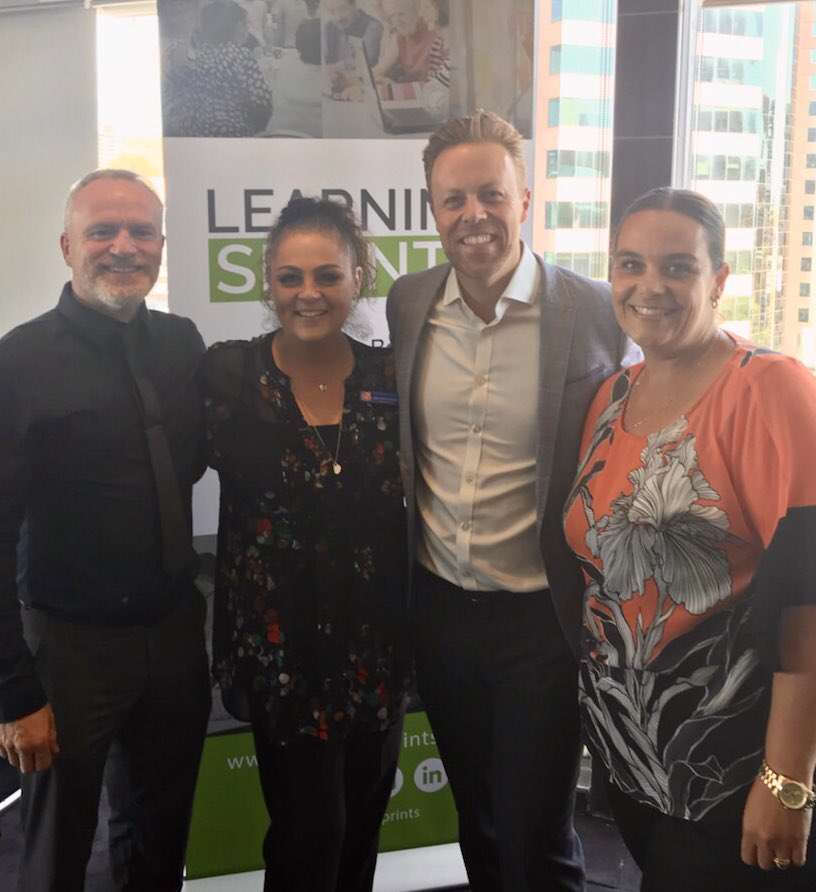 Excited for the journey ahead with Dr Simon Breakspear using Learning Sprints.