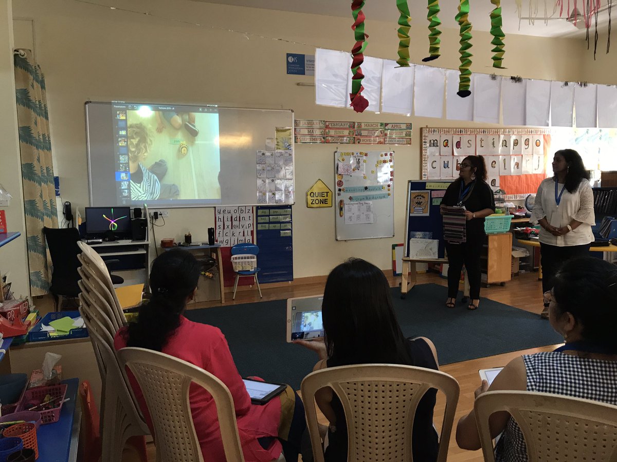 MartinThomasEdD's tweet image. Our @cisblearns teachers are presenting today at #TechConX 2019. @BinaBnebhwani and @Hemalat67535976 presenting interdisciplinary uses of Beebots in Kindergarten #Kindergarten @BeebotCo