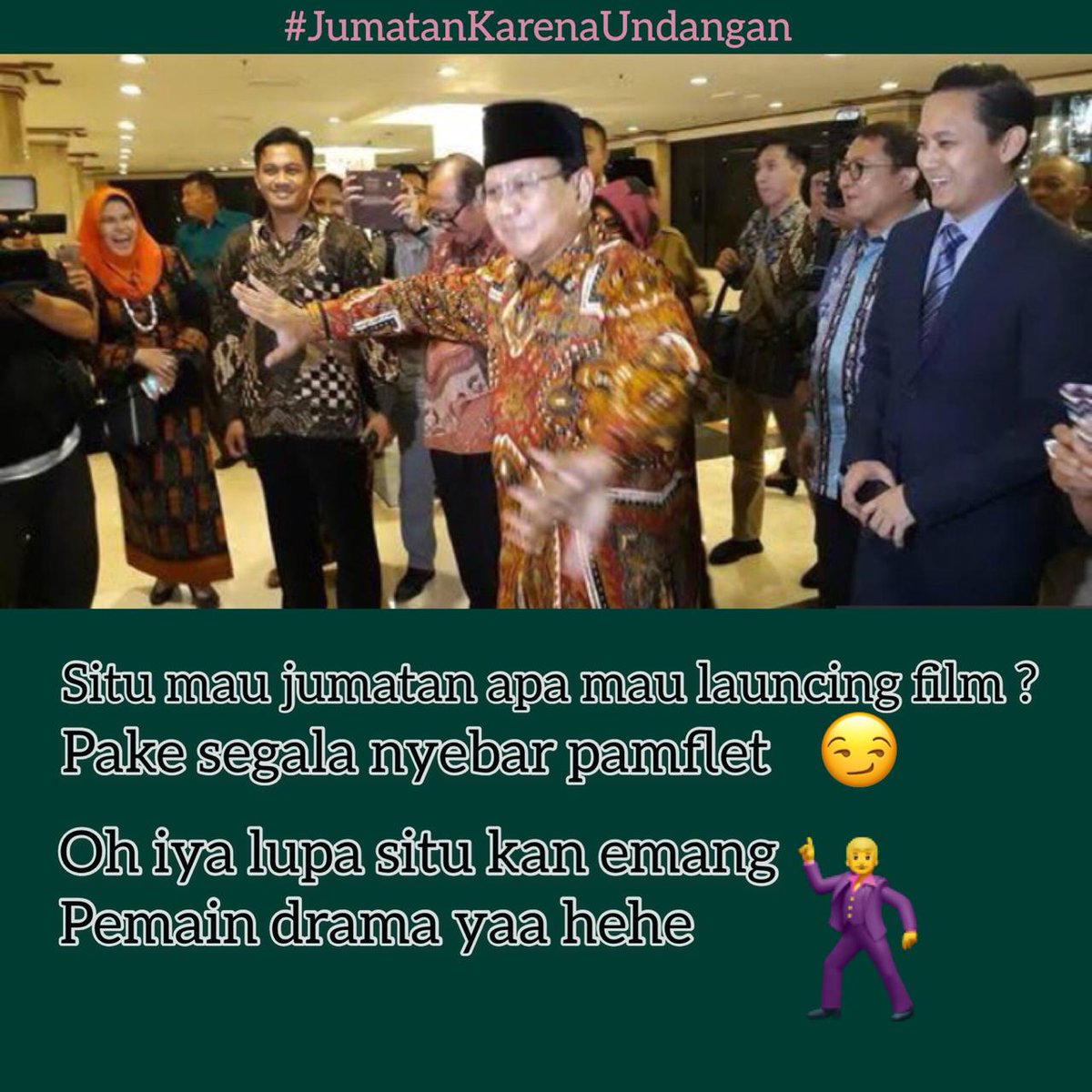 Ada iya Shalat Jumat 5 Tahun sekali.
Ngakunya Islam..
#JumatanKarenaUndangan