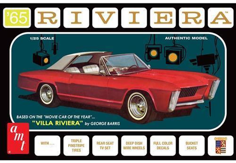模型のプラッツ 新発売 アメ車ファンに1 25ビュイック リビエラの1965年型が発売です ストック カスタム仕様のほか ジョージ バリスの手掛けたビラ リビエラ仕様も選択可能 アメ車ファン カスタムファンには見逃せませんね Amt 1 25 1965