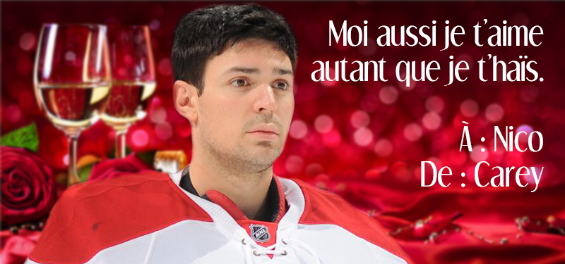 FteeveP's tweet photo. Tiens Nico, @CP0031 t'as écrit une belle carte de Saint-Valentin! #APDM #CH #Habs #GoHabsGo #HabsBC https://t.co/1PefUR0KBt