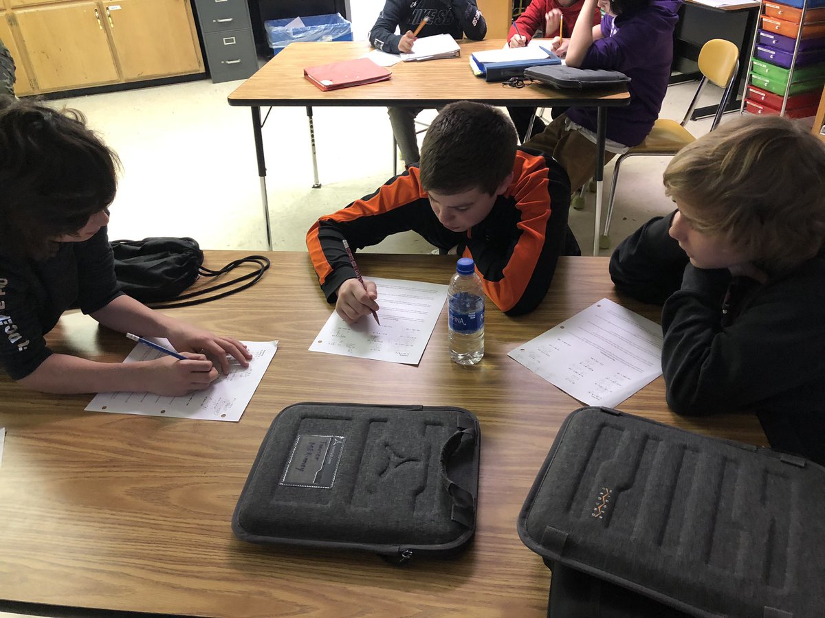 marybasney29's tweet photo. Rally Coach and Think Pair Share Groups with one step equations. These student led conversations were great, more to come tomorrow! @PaigeBrown143 @EMMS_McDowell @McDowell590 #mcsmath #middleschoolmath #7thgraderocks https://t.co/eQENMdSNhX