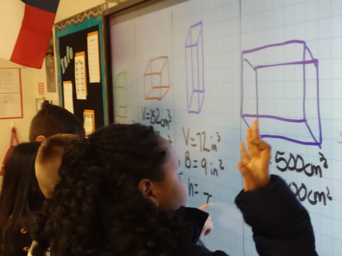 WillsPointMS's tweet photo. Our students immediately wanted to try out the new Activpanels that got delivered today! Mrs. Pickett’s class used it to show their understanding of volume of 3D shapes. https://t.co/OKRFGT26v2