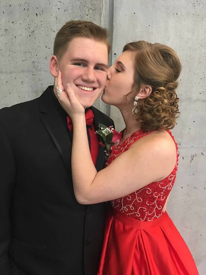 laurenkucera's tweet photo. happy valentine’s day to the man who makes me extremely happy. these past two years have been absolutely incredible. i love you more than anything lucas ♥️ @lucasmatthew_20 https://t.co/orYnWFefS4