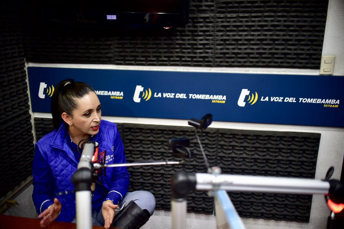 DoraOrdonezC's tweet photo. En la entrevista en @tomebamba, compartimos el plan de trabajo y el plan legislativo para el próximo periodo 2019 y 2023 #PaúlAlcalde #DoraConcejal #Participa62 https://t.co/Mw05aaynW0