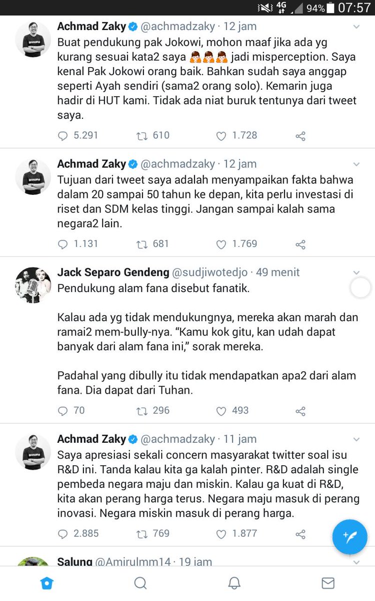 Jack Separo Gendeng Ar Twitter Pendukung Alam Fana Disebut