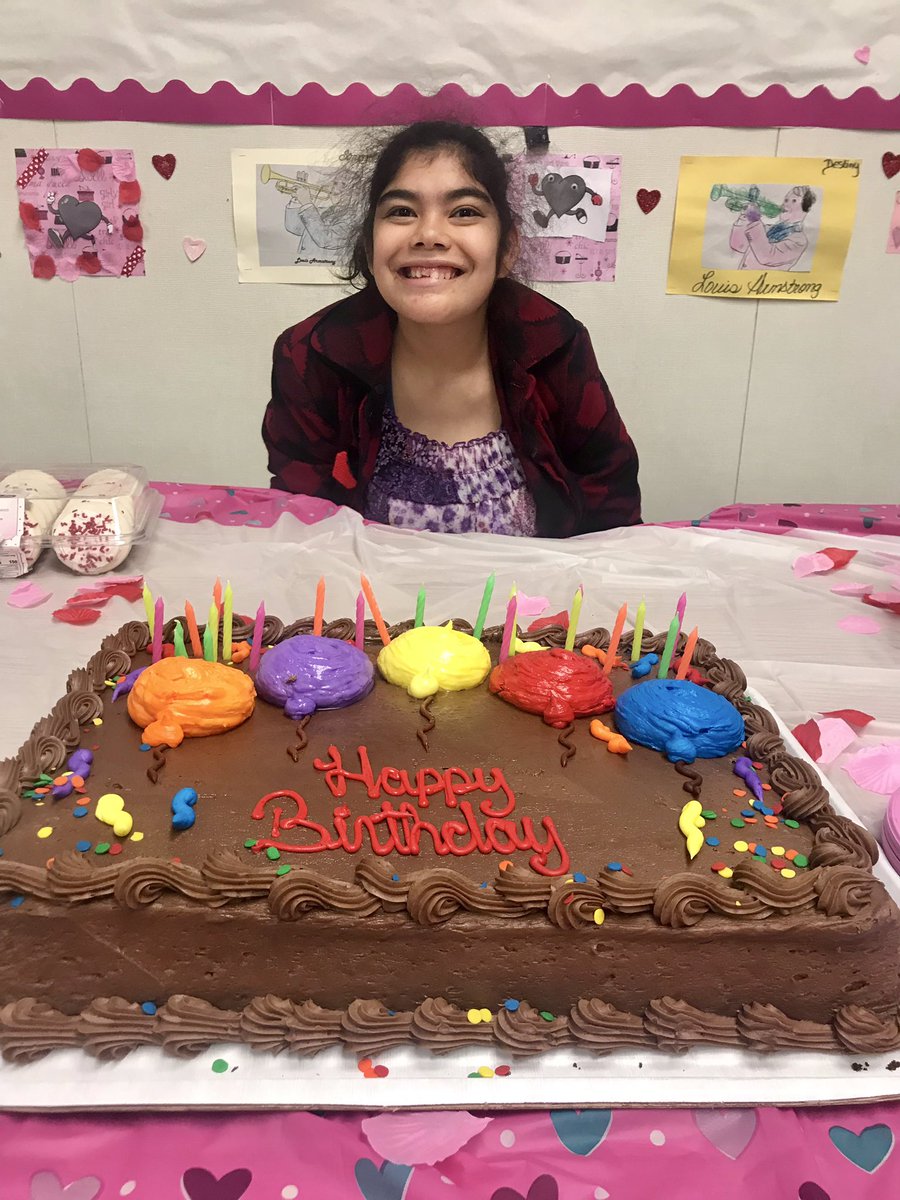 SheaShea96's tweet photo. @ATP_PUSD Jena celebrated her 21st bday with a ginormous chocolate cake!!! https://t.co/LXIh4jr8pk