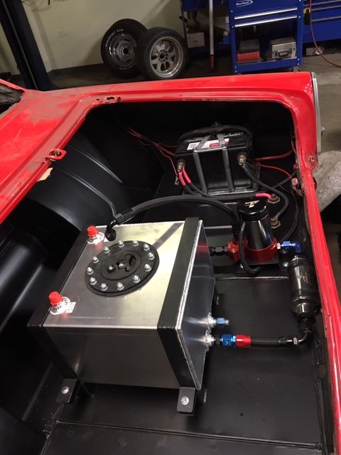 SpeedSceneLive's tweet image. Currie nova is almost done. Thanks to Matt at Brady Fabrication. Trunk looks great with new floors, fuel tank, and everything else.