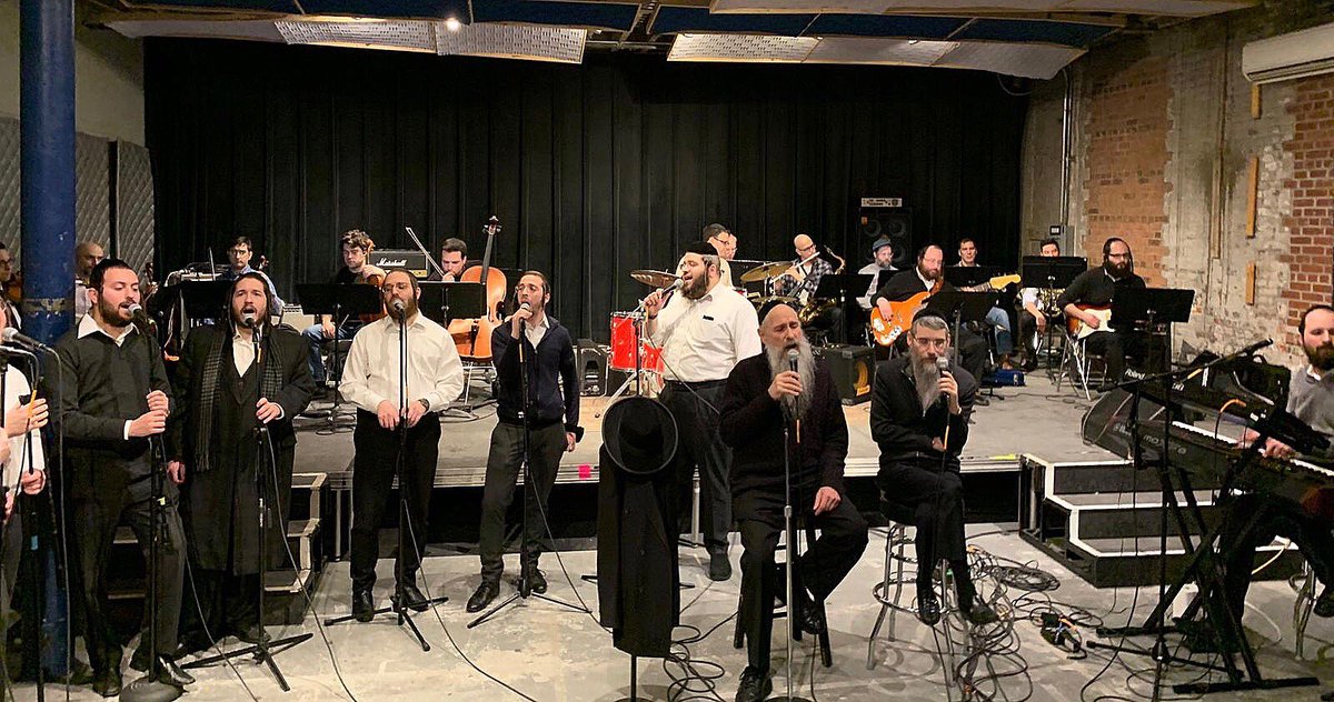 Rehearsals underway!
Reuniting the legends of Jewish Music - <a href="/MBD_real/">Mordechai Ben David</a> and #AvrahamFried, for the #ATime <a href="/ShasAThon/">Shas-a-Thon</a>
 
Sound: #solvetech 
Choir: <a href="/TheShiraChoir/">Shira Choir</a>
Strings: <a href="/spnevents/">SPN EVENTS</a>  
TelePrompTer: <a href="/LeibyFasten/">Leiby Fasten</a>