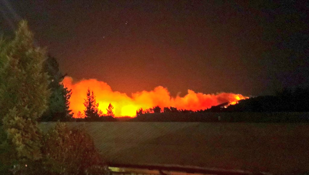 DPPBiobio's tweet photo. AHORA | Gobernador @IgnacioFica1 en Puesto de Mando en Nacimiento junto a @conaf_minagri @BomberosdeChile @EmpresasCMPC @Arauco_cl y @onemichile coordinando todo el trabajo nocturno. Se pide a las personas que sigan las recomendaciones de las autoridades. #GobiernoEnTerreno https://t.co/2f5aASk2Jd