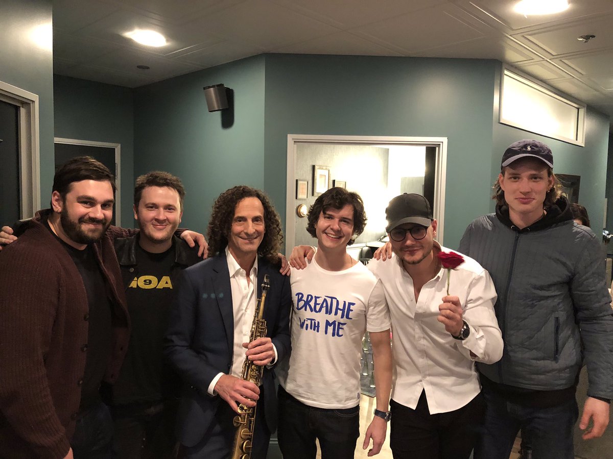 We're celebrating Valentine's Day with <a href="/JKCorden/">James Corden</a> &amp; <a href="/kennyg/">Kenny G</a> on the <a href="/latelateshow/">The Late Late Show with James Corden</a> tonight! Tune in at 12:35am/11:35c to watch us perform Love Someone 💜