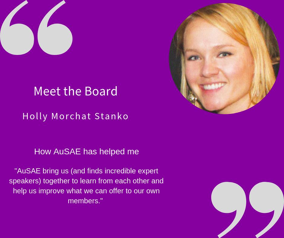 Last month’s “Meet the Board” featured Holly Morchat Stanko, General Manager of The Association of Consulting Engineers New Zealand. Read Holly’s story here - ausae.org.au/page-1858287