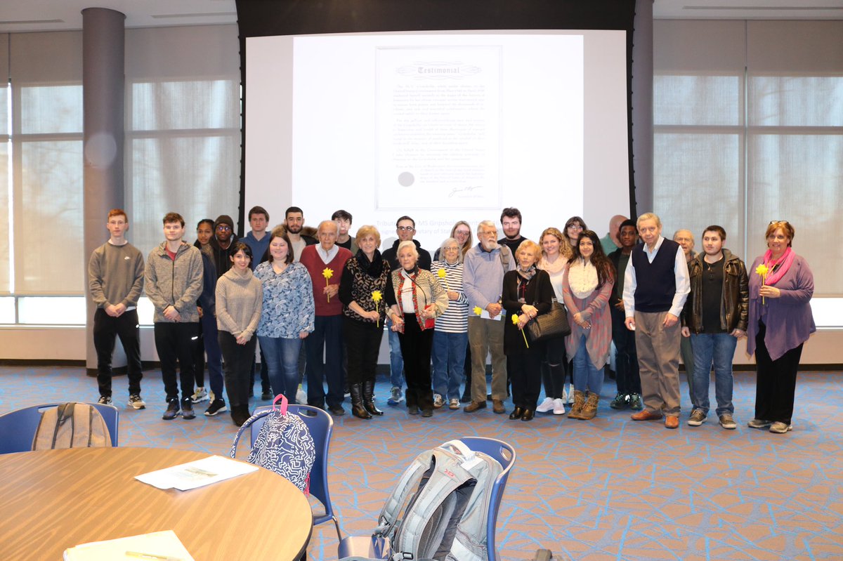 YearRemembrance's tweet photo. We look forward to seeing you tomorrow for the commemoration of the 75 anniversary of the MS Gripsholm’s voyage! Here are some pictures from @ManhattanEdu college today! @KristinaWagnr @StMarysU https://t.co/IszUcitwnf