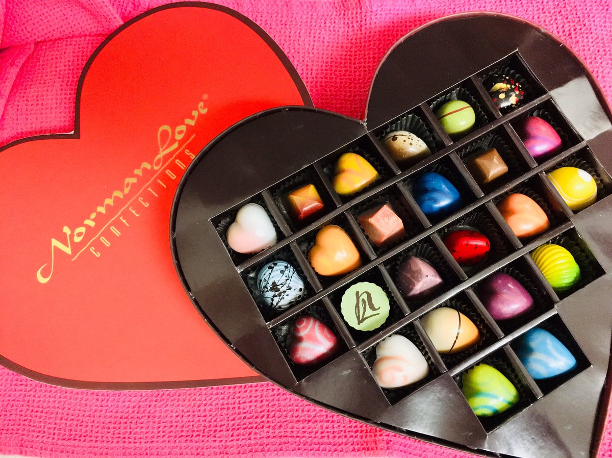 Conthescene's tweet photo. Just asked my gf what her favorite thing from Fort Myers FL is, &amp; she quickly replied “Norman Love Chocolates!”  I was born in Fort Myers. If I’m being honest, she made the right choice.
Happy #ValentinesDay everyone! https://t.co/y2OyYpIPOg