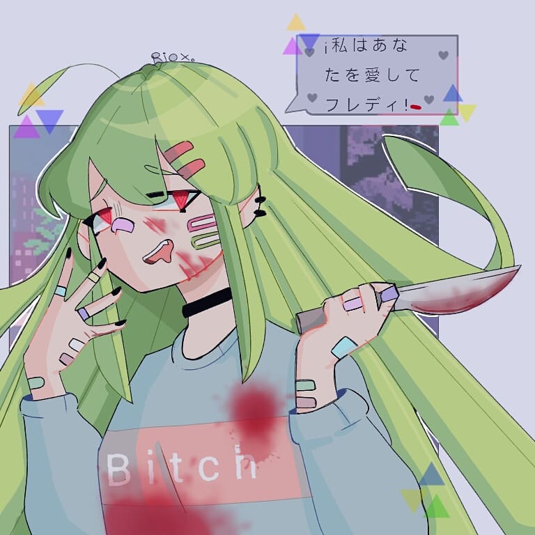 teddybearplease's tweet photo. #FNAFHS  #FNAFHSOC  
#FHS 
-
-
-
-

Un Fan-art de cami :^ 
;;;; https://t.co/UbppdpFbXC
