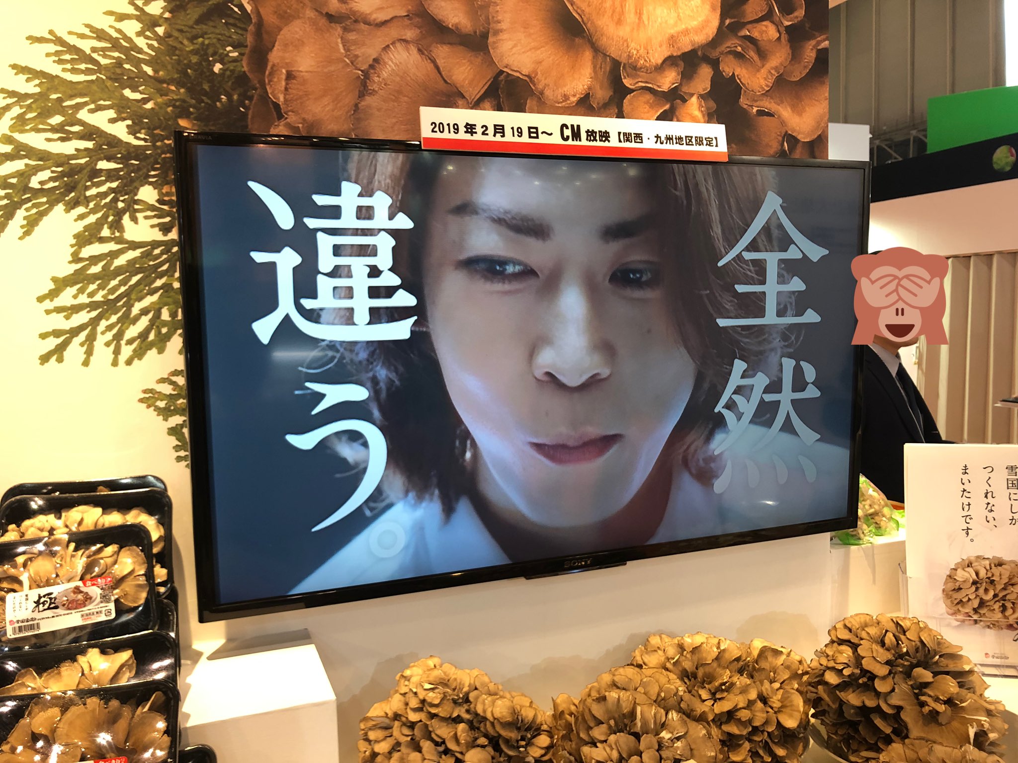 妻有そば 玉垣製麺所 公式 茹でアカ散歩 1軒目は 亀梨和也 さん出演の新cmが話題の 雪国まいたけ ブース まだ放送されていない新cmを少しだけ拝見させていただきました 雪国まいたけ極 亀梨和也 最強なんじゃなかろうか 雪国