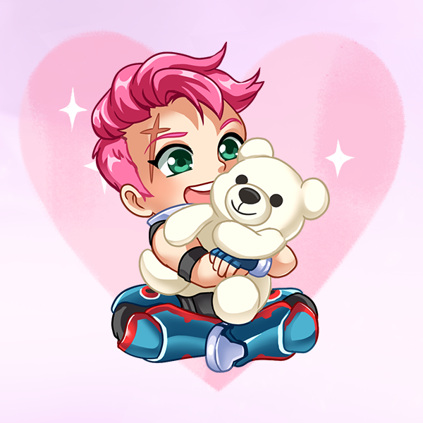 PlayOverwatch's tweet photo. Thank you for celebrating with us, Valentines! 💕 

This heroic art 🎨 by @OnstaMonsta &amp; @uguubear https://t.co/EICt9BkngT