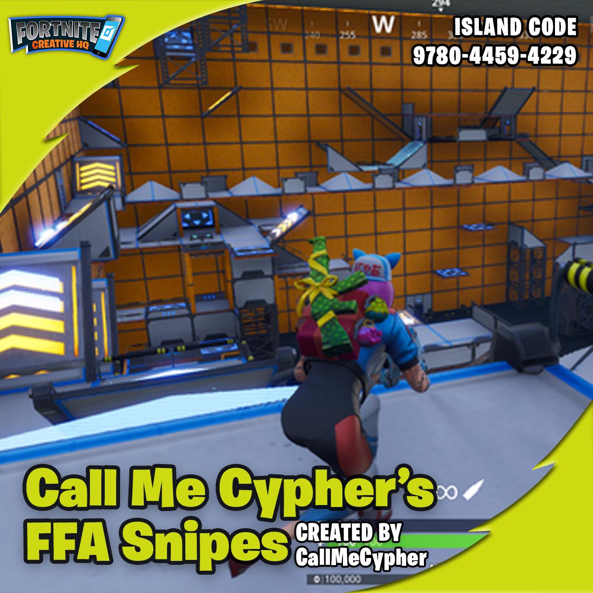Fchq Fortnitecreative S Ffa Alert Check Out The Callmecypher S Ffa Snipes By Callmecypher Tv Gather Up Get Your Weapons And Indulge In The Free For All Sniper Map T Co L7vxddxuuv Fortnite Fortnitecommunity Epicgames
