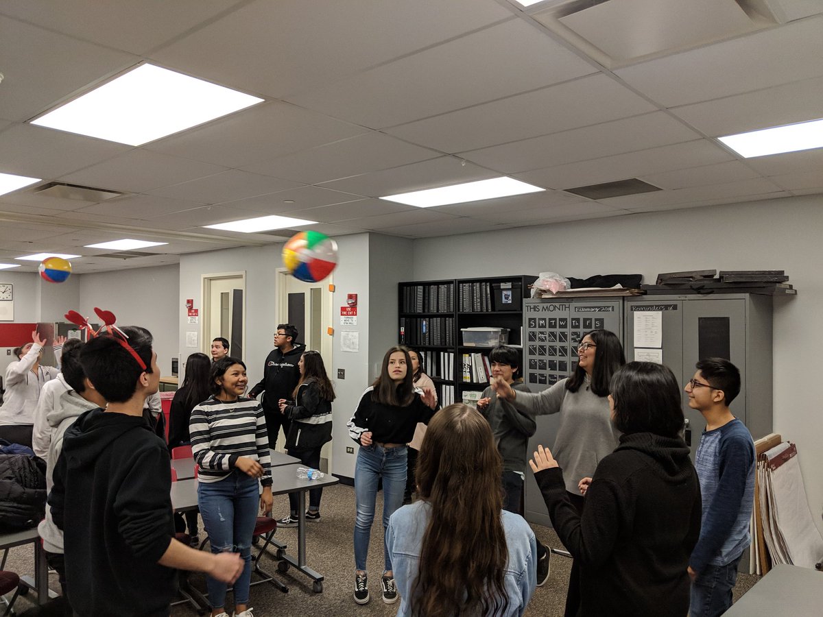MrsLocherPHS's tweet photo. So privileged to work with this amazing group of students! Team building and discovering how we are all connected. @MawiAsgedom ... We love the beach ball team builder! @phsexcel
#onePHS @MsBonillaPHS @MiriamBCastro1 https://t.co/wSEvhiUZAZ