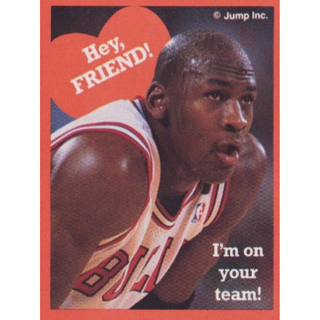 D1SASpartans's tweet photo. Happy Valentine’s Day Spartans❣️🏀 Check our these Classic MJ VDay Cards 😂 #LookinFine #HeyFriend #ImOnYourTeam #YourCool #ThrowBack #MichaelJordan 💌🏀 #SpartanNation #SpartanFamily 
#D1SA #D1SABasketball #ballers #basketballneverstops #spartans #ballislife #hardworkpaysoff https://t.co/rf5ewQNyoA