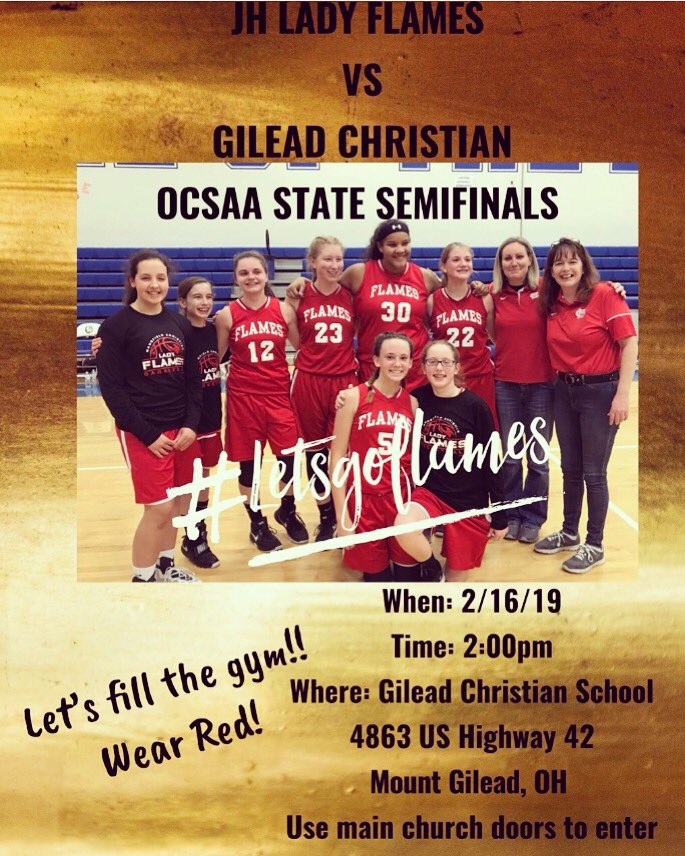 MCSFlames's tweet photo. Come support our JH Lady Flames ๐ฅ this Saturday! #ocsaa https://t.co/EWXNiox3sR