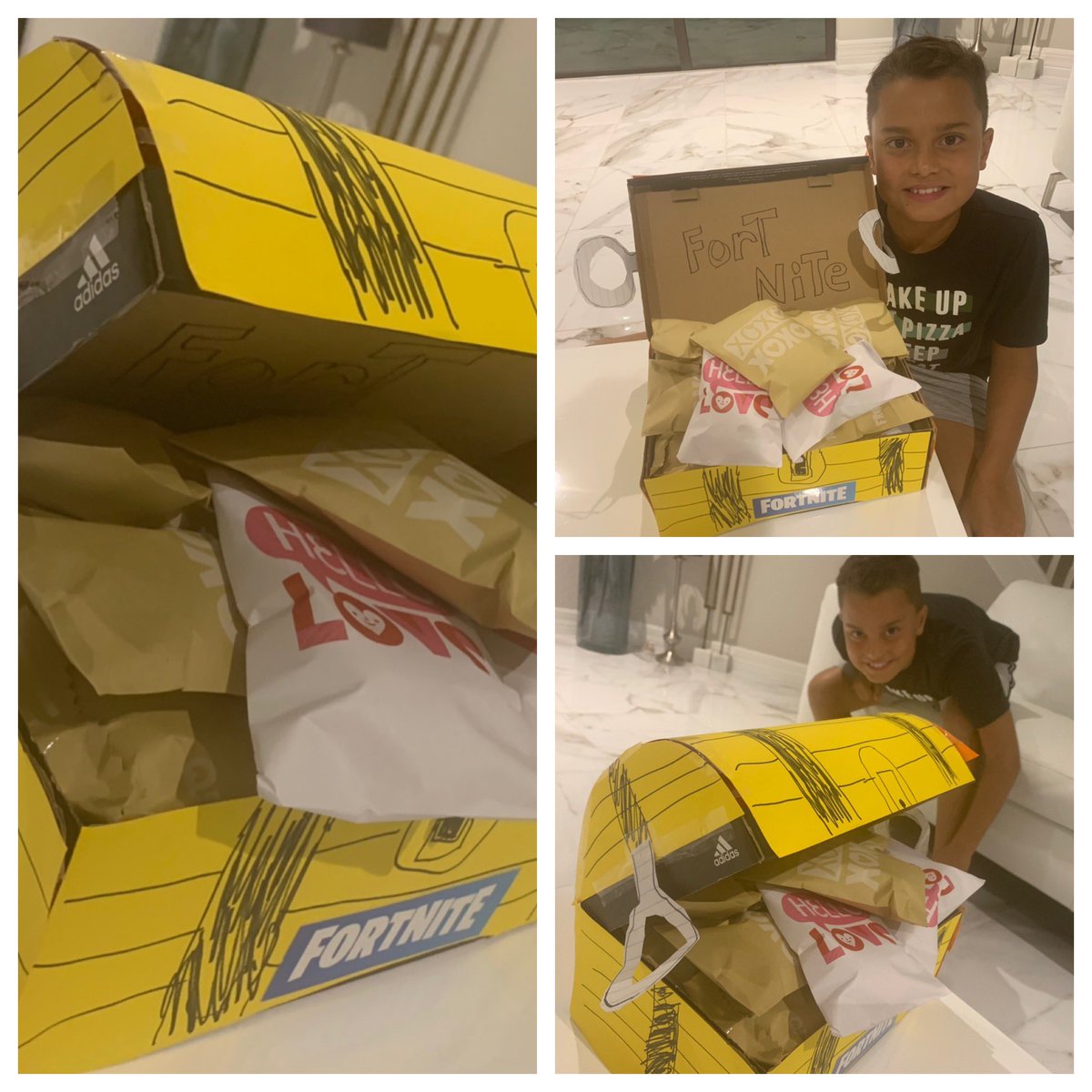 Feabhsu's tweet image. Valentines boxes were a hit! Love the love that’s shared between classmates - both my kindergarten &amp;amp; 4th graders had a ❤️ day #shoeboxcraft #otherwasunicornsandglitter