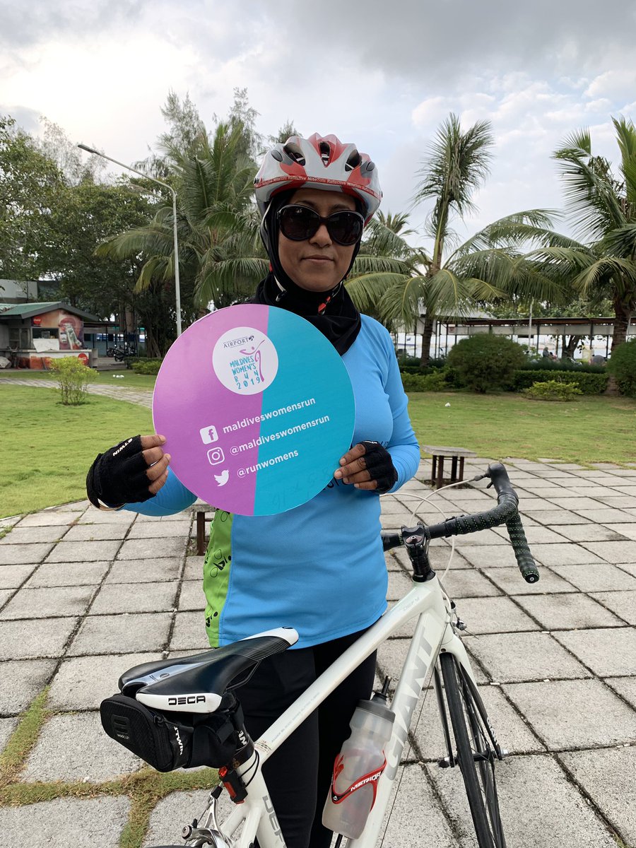 RunWomens's tweet photo. Pretty ladies of @BikeMaldives have registered for #MaldivesWomensRun #MWR2019 https://t.co/gQi0FihDLe