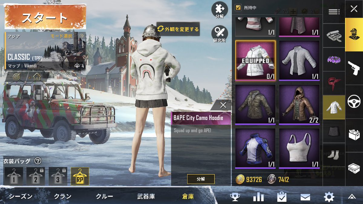 bape city camo hoodie pubg