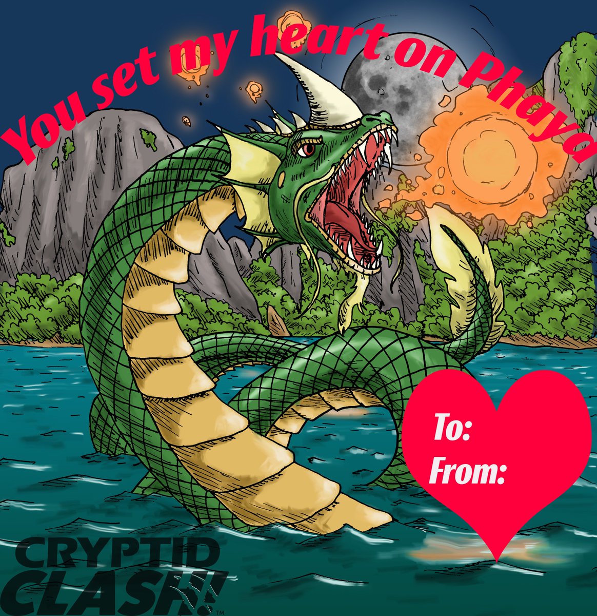 CPExploration's tweet image. This Phaya Naga is burning for you! #HappyValentinesDay2019