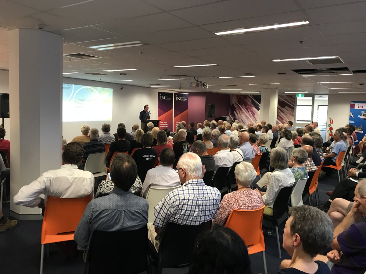 A full house for our investor information night on Monday!    Get your application in soon to guarantee shares in Australia's largest community solar farm @C4CEau @solarcitizens @SEEChangeInc @ConservationACT solarshare.com.au