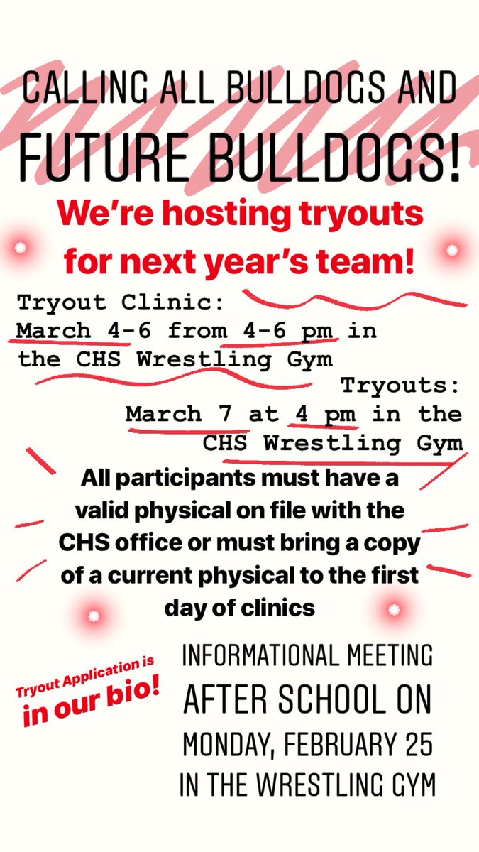 CHSDance_'s tweet photo. We’re hosting tryouts! More info on our instagram. Hope to see lots of new faces! https://t.co/YwtZBTHboz