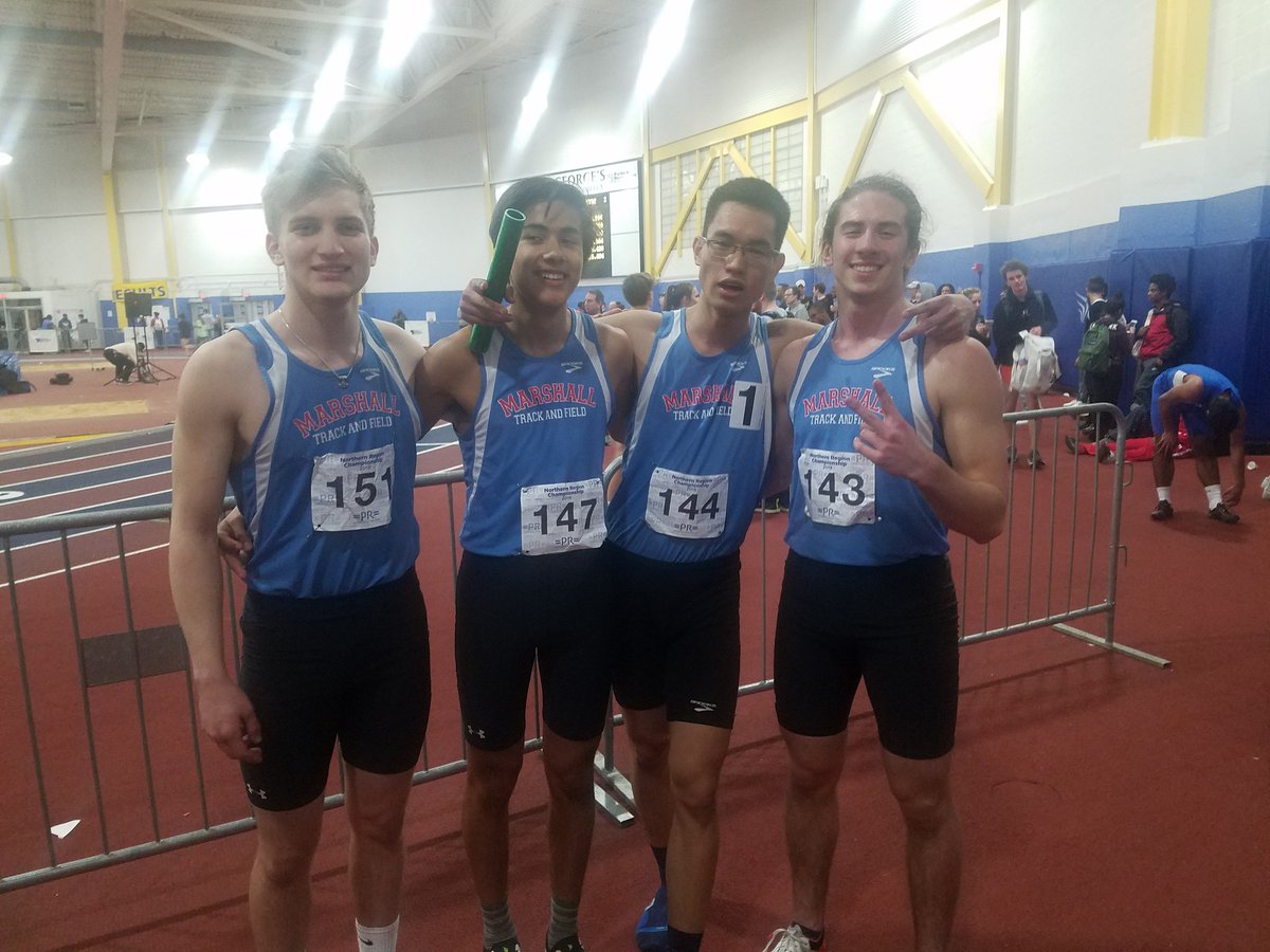 Boy's 4x400m relay team with a new school record 3:29.97, 2nd place at regional champs and state Qualifier.  The team of <a href="/EricSchlier/">Eric Schlier</a>, Sebastian Malave,  <a href="/20_TMAN/">Tanner Hughes</a> and <a href="/SanchirKennedy/">SanKen</a>