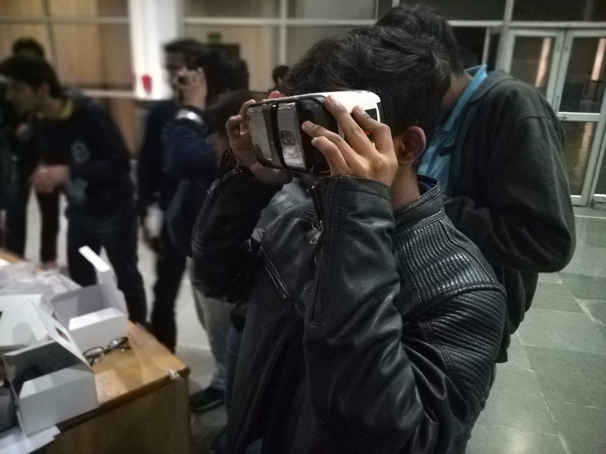 impact_all's tweet photo. A glimpse of our presence at DTU's tech hackathon. It was fun to watch the brightest minds of the country being thrilled by our immersive content.
You could be next. Join the revolution!
#impactall #IEEE #immersive #vr #3D #hackathon #ar #edchat #STEM #VirtualReality #tech https://t.co/Y5bM40nkEY