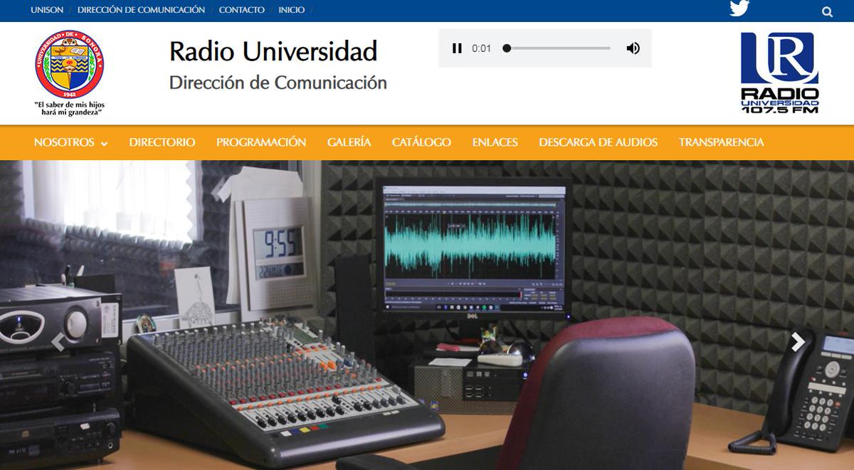 unisonradio's tweet photo. Te invitamos a seguirnos también en nuestra cuenta oficial @RadioUnison con información importante sobre lo que sucede en nuestra Universidad de Sonora @SoyUnison , eventos culturales y artísticos así como  nuestra programación diaria #RadioUniversidad https://t.co/APiPuUMAON