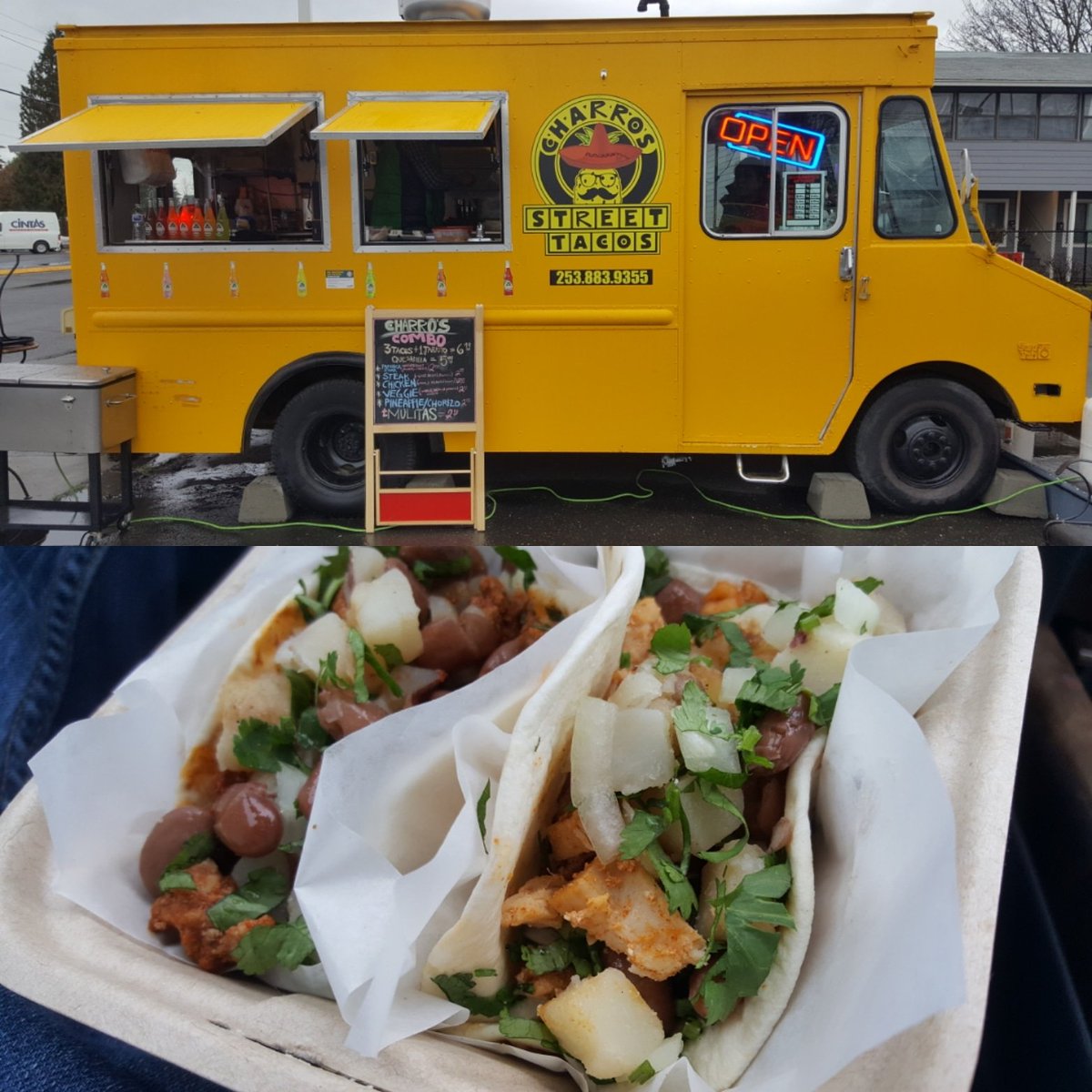 Winning. Street Tacos on N Lombard and Portsmouth from Charros. Paprika pork taco FTW