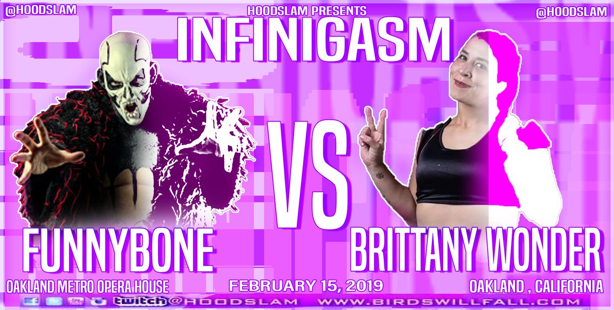 HOODSLAM's tweet photo. HEY HERES MATCHES OK GO BACK TO HUGKISSFUCKYSUCKY
presales: https://t.co/do8tRPfpmS
#hoodslam #TWITCH #Wrestling #cosplay #party #theater #ftf #GIG #ThisIsReal #HappyValentinesDay https://t.co/Vqvg23QydV