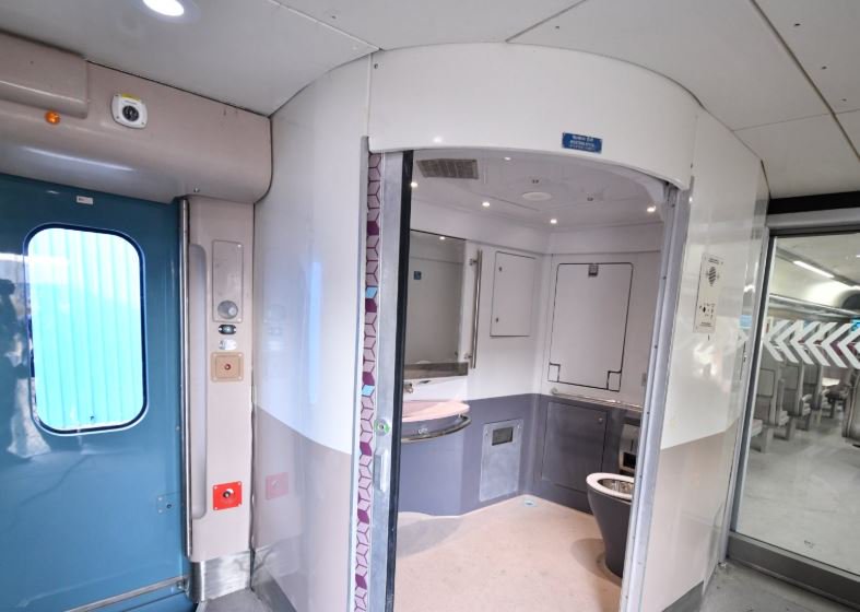 The gleaming blue-nosed Vande Bharat Express comes fitted with amenities at par with the best in the world:
▶️ On-board WiFi to a GPS-based audio-video passenger information system.
▶️ Touch-free bio-vacuum toilets.
