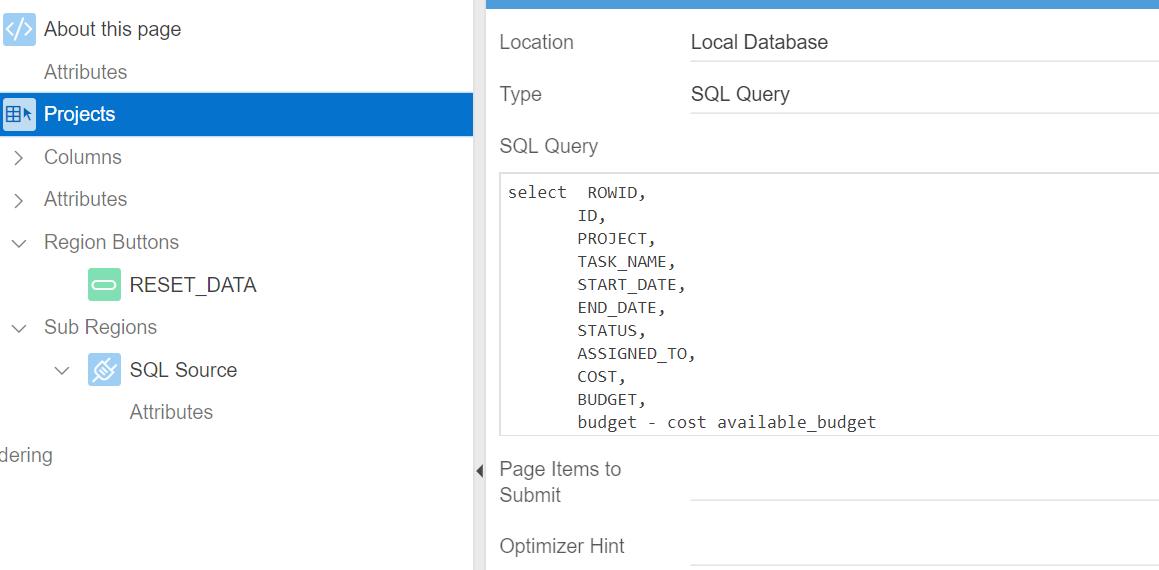 OliverLemm's tweet image. Moving to APEX 18 from versions before 18 and having trouble with Interactive Grid performance. 
This setting can help:
- Use the new Optimizer Hint setting with APEX$USE_NO_PAGINATION, APEX$USE_ROWNUM_PAGINATION

More details at our Workshop apex.mt-ag.com/apex/f?p=276:3

#orclapex