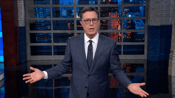 PhotoAdv's tweet image. Stephen Colbert calls Trump’s national emergency plan ‘insane’ vnbusinessforum.com/2019/02/15/ste…