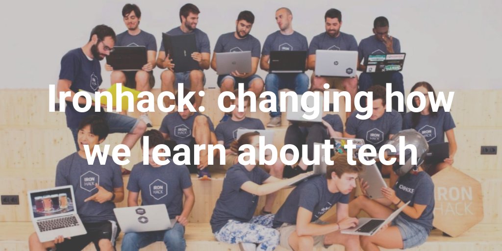 Barcinno's tweet image. Check out our article on @IronhackBCN: the innovative tech school in Barcelona changing the way we learn about technology barcinno.com/ironhack-futur… #barcelonatech #startups
