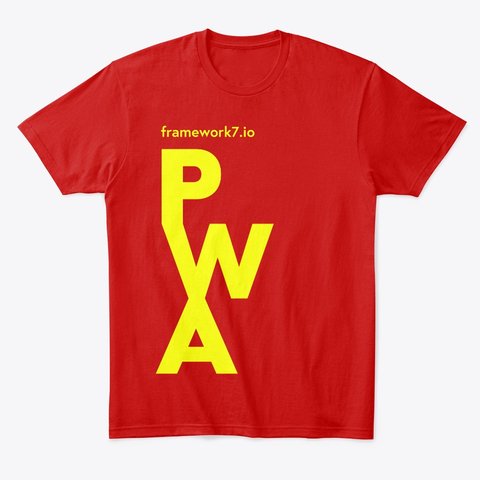 framework7io's tweet image. If you enjoy the productivity of using @framework7io you can now support us by purchasing a nice Framework7 t-shirt. Check out our brand new shop with t-shirts, hoodies, mugs and many more goodies coming soon. teespring.com/stores/framewo…