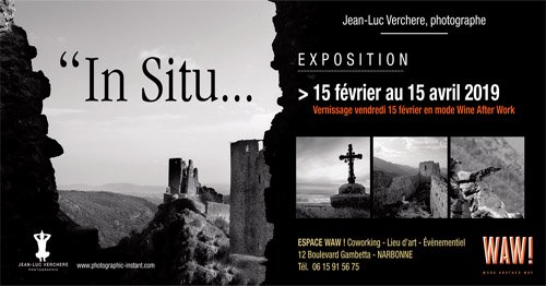 N'oubliez pas ce soir le Vernissage "In Situ.." chez <a href="/wawcoworking/">waw-coworking</a> en mode #wine #afterworkfun #Exposition #photography #Occitanie