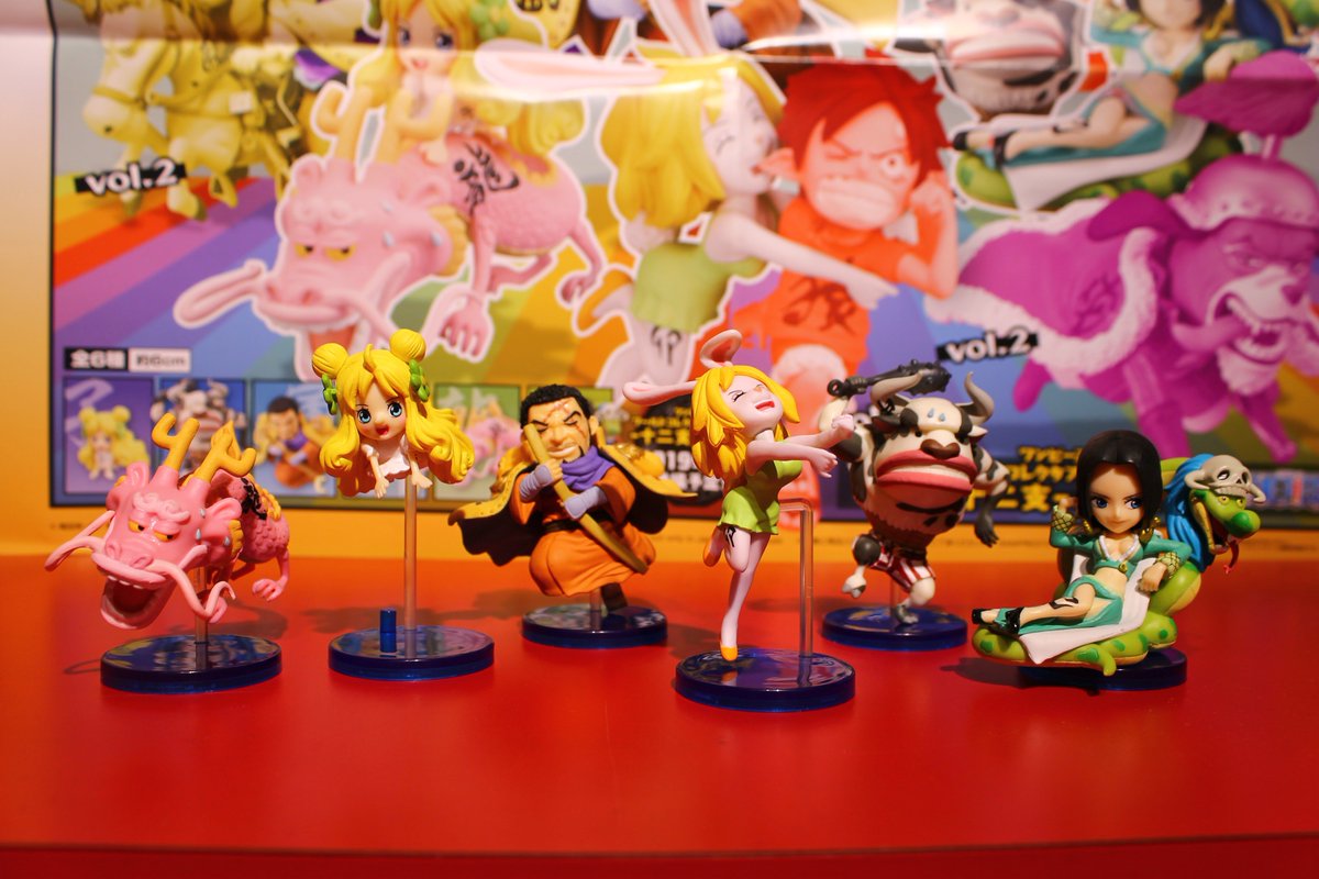 One Piece麦わらストア渋谷本店 على تويتر おすすめ ワンピース ワールドコレクタブルフィギュア 十二支 Vol 1 全6種 1プレイ 100円 こちらはクレーン筐体の商品となります 麦わらストア Onepiece