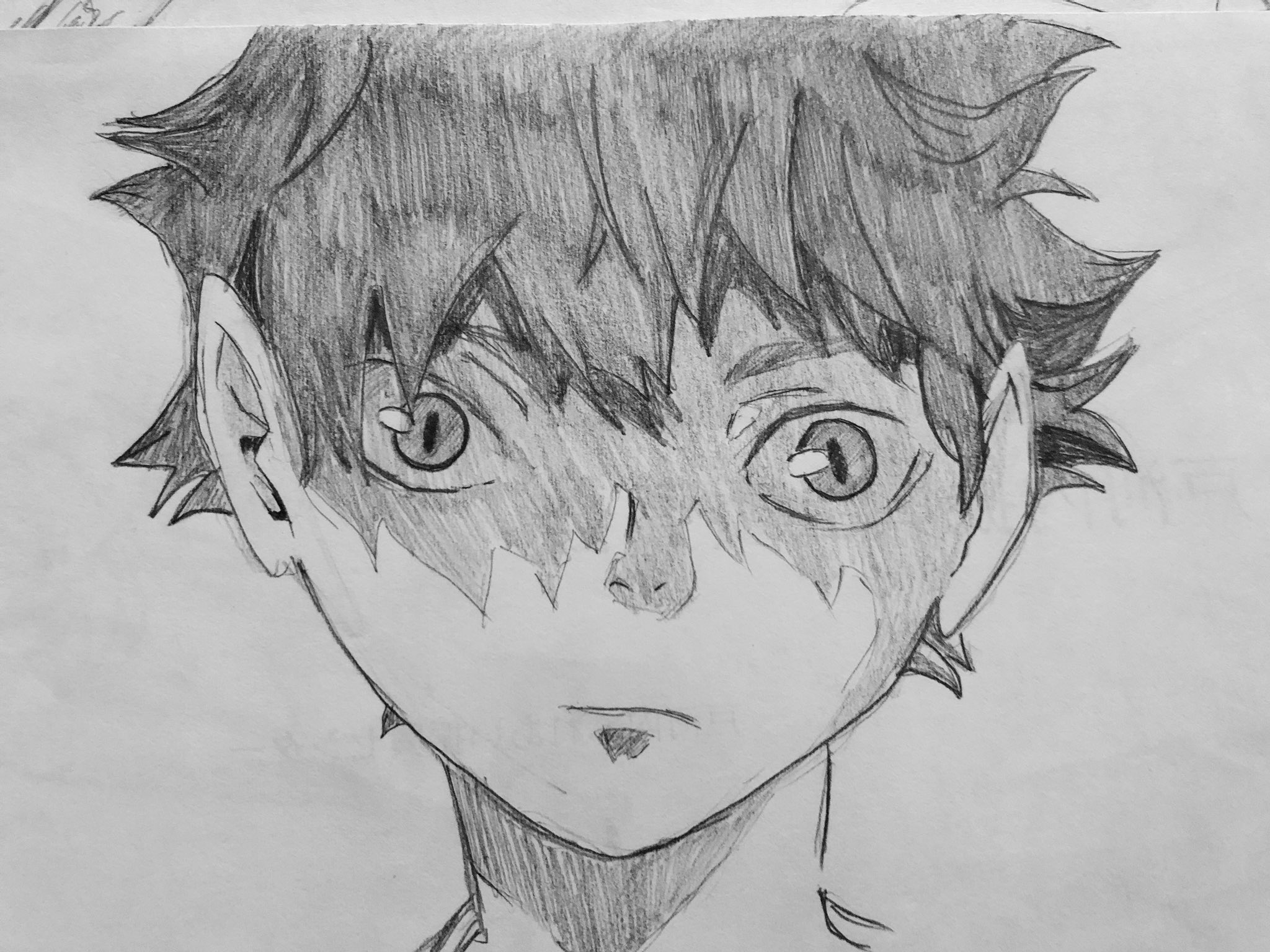 らみふ99 9 お絵描き 過去絵 漫画の日向のかっこいいシーンを 描いてみた ハイキュー 日向翔陽 T Co Rmkzpkfmm6 Twitter