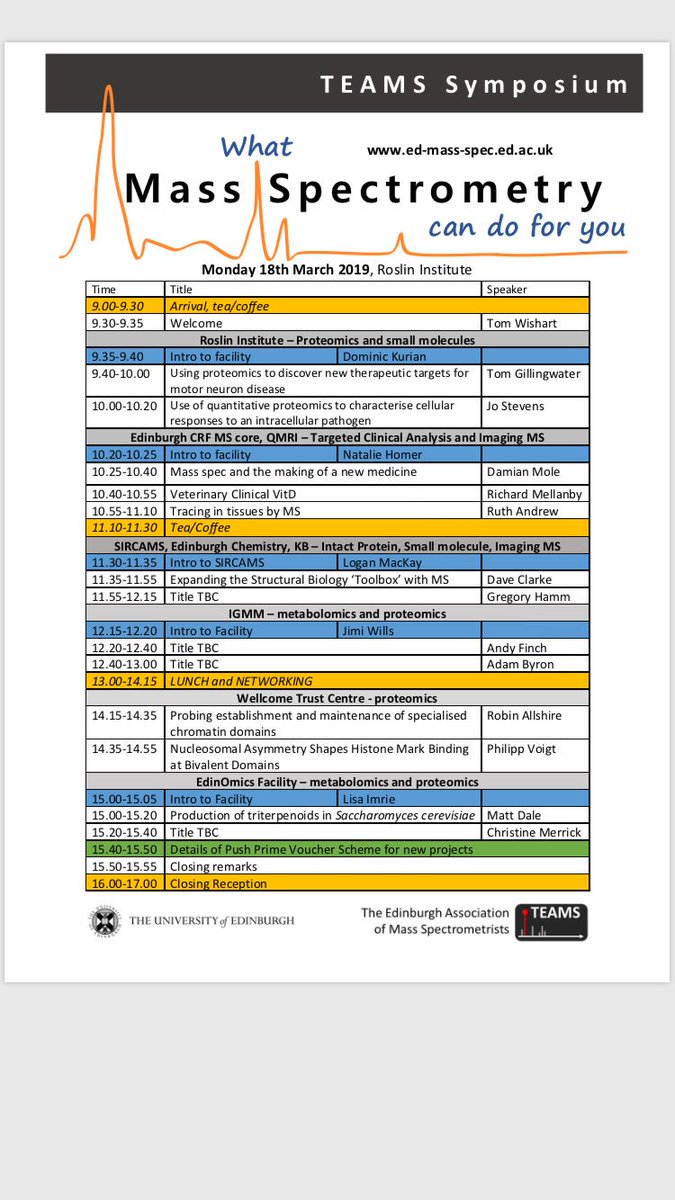 Natalie Homer (@zinghomer) on Twitter photo Are you a researcher <a href="/EdinburghUni/">The University of Edinburgh</a> ? Want to know more about mass spec? Sign up to our ‘What Mass Spectrometry Can Do For You’ Symposium March 18th 2019 at Roslin Institute <a href="/roslininstitute/">The Roslin Institute</a> Great local speakers. <a href="/thermosci/">Thermo Scientific</a> <a href="/bruker/">Bruker</a> <a href="/WatersCorp/">Waters Corporation</a> <a href="/SCIEXnews/">SCIEX</a> <a href="/Anatune/">Ana gallagher</a> <a href="/Hichrom/">Hichrom Limited</a> <a href="/Advion/">ADVION SOLUCIONES</a> Are you a researcher <a href="/EdinburghUni/">The University of Edinburgh</a> ? Want to know more about mass spec? Sign up to our ‘What Mass Spectrometry Can Do For You’ Symposium March 18th 2019 at Roslin Institute <a href="/roslininstitute/">The Roslin Institute</a> Great local speakers. <a href="/thermosci/">Thermo Scientific</a> <a href="/bruker/">Bruker</a> <a href="/WatersCorp/">Waters Corporation</a> <a href="/SCIEXnews/">SCIEX</a> <a href="/Anatune/">Ana gallagher</a> <a href="/Hichrom/">Hichrom Limited</a> <a href="/Advion/">ADVION SOLUCIONES</a>